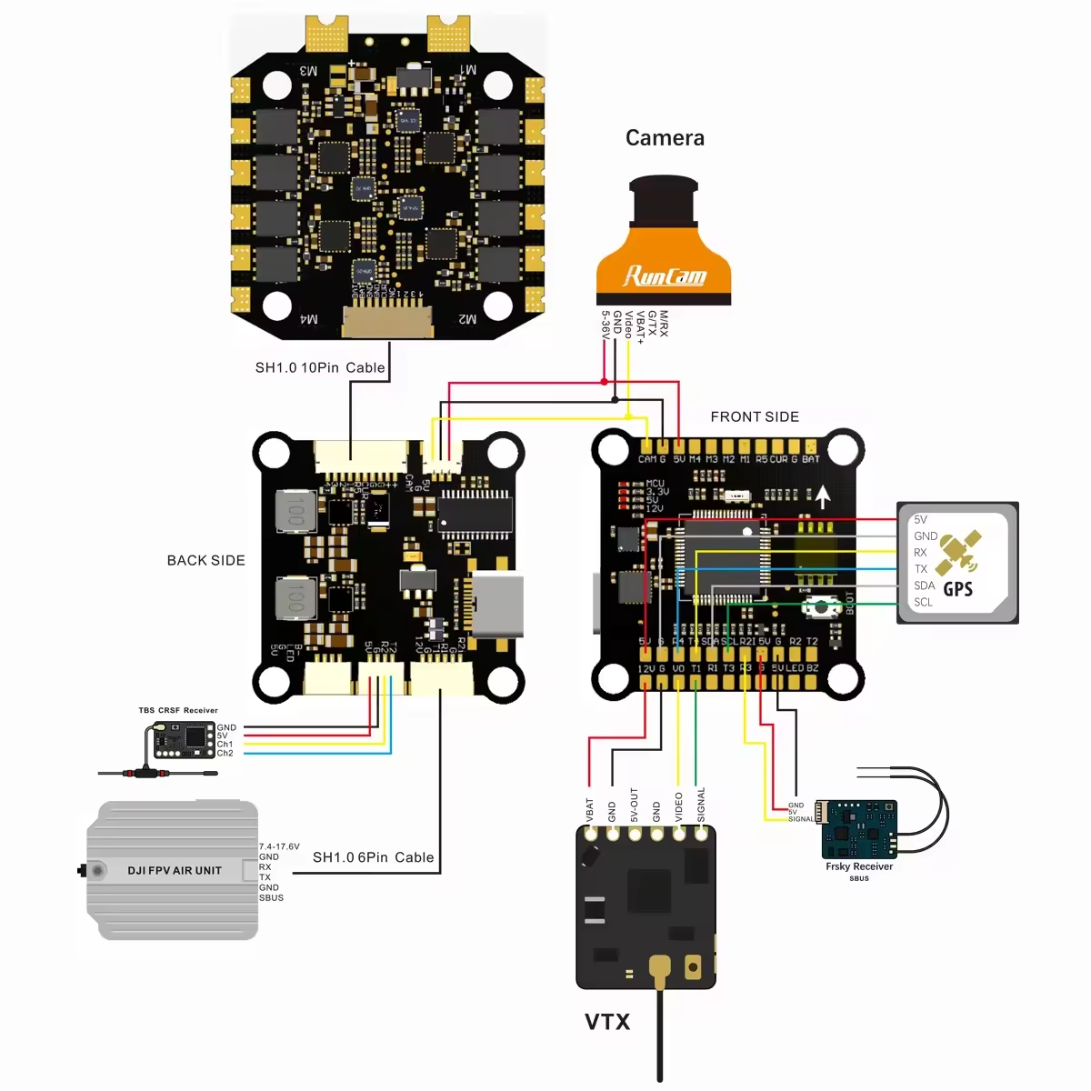 Betaflight Fc F7 - Controlador de Voo F405 F722 F7