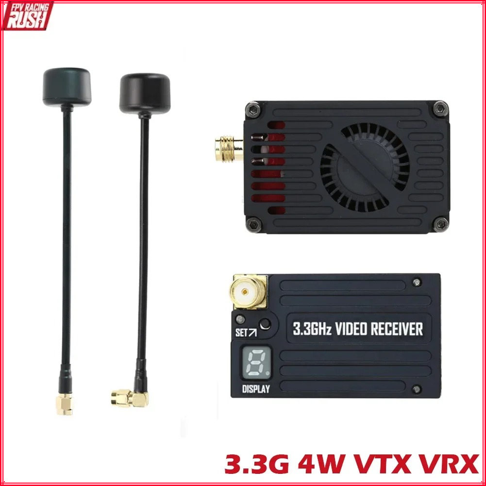 NOVO RUSHFPV OverShoot 3.3G 4W - Fpv Drone Vtx avaliação e preço