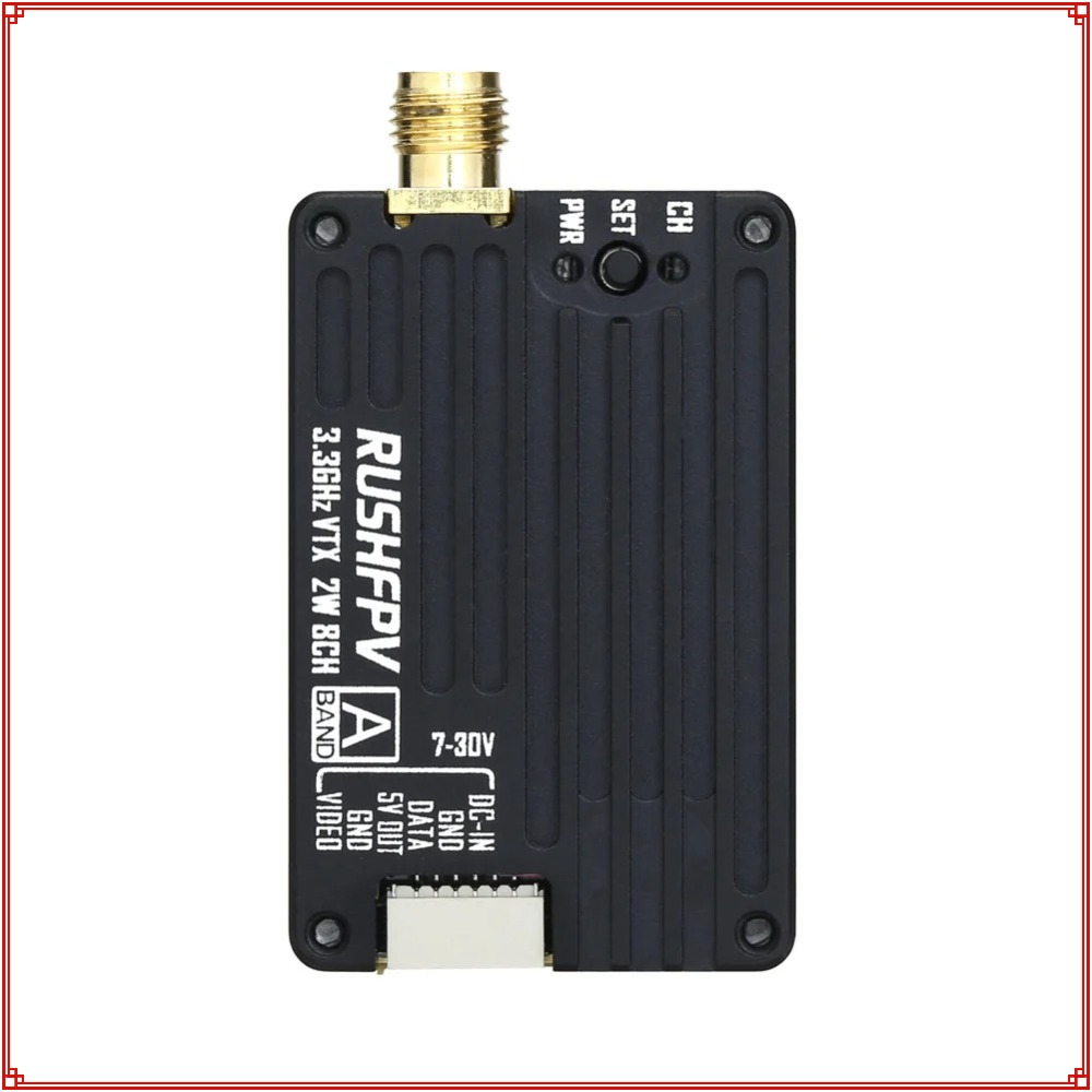 Novo Transmissor RUSHFPV 3.3G  - Fpv Drone Antenna avaliação e preço