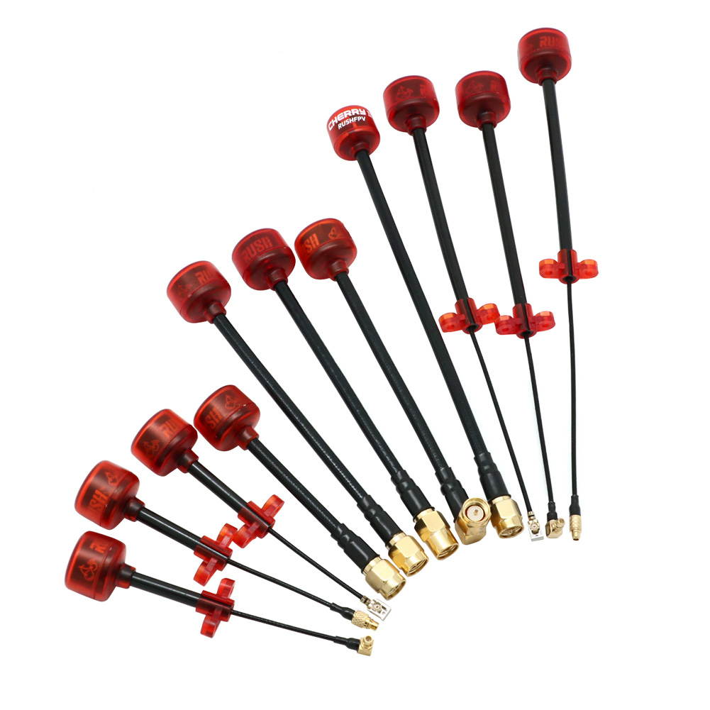 Rush cereja fpv 5.8g antena lh - Fpv Drone Quadcopter avaliação e preço