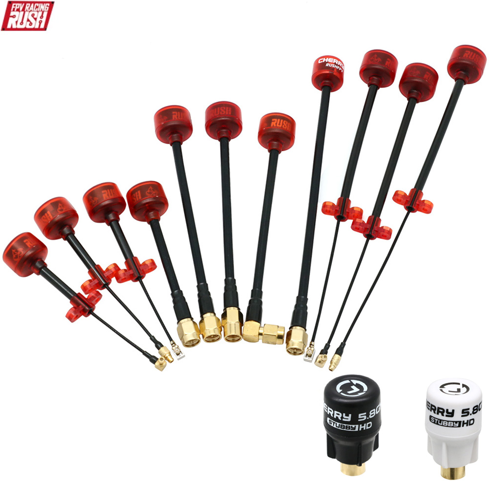 Rush cereja fpv 5.8g antena lh - Fpv Drone Quadcopter avaliação e preço