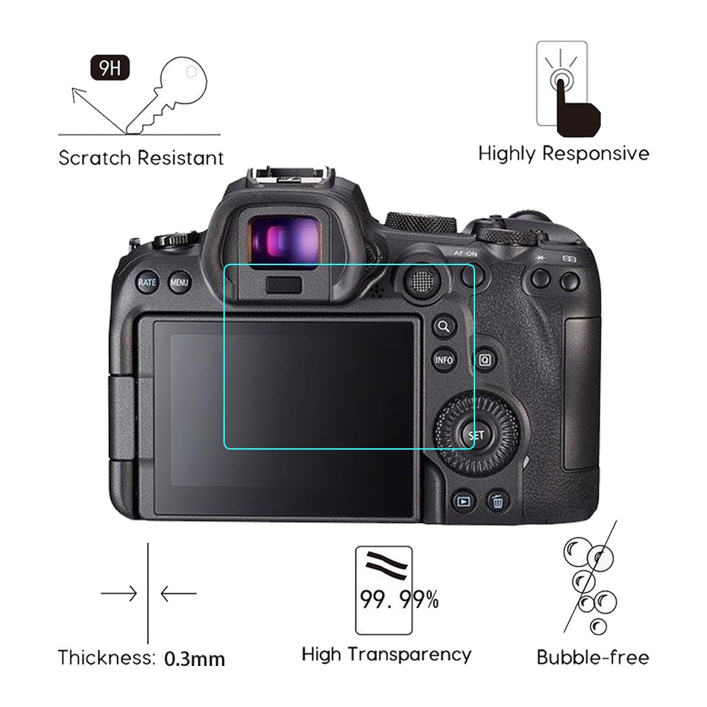Película Protetora de Vidro pa - Canon Camera Eos M50 Mark Ii avaliação e preço