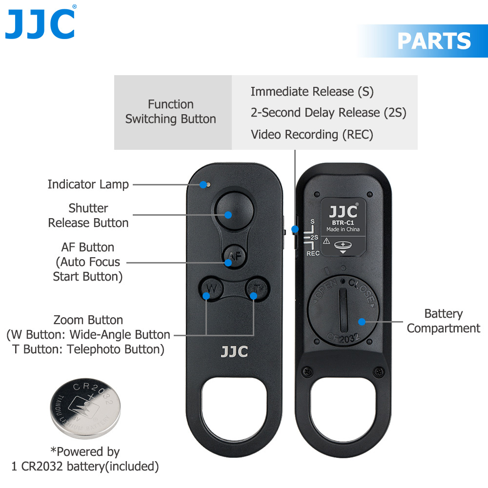 JJC BR-E1 Controle Remoto Blue - Canon Camera Eos M50 Mark Ii avaliação e preço