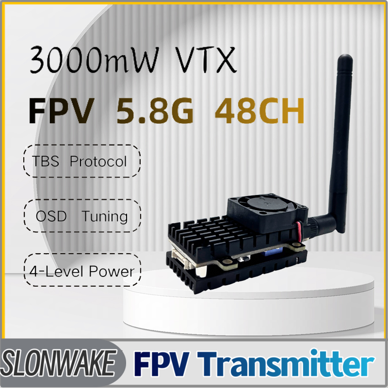 SLONWAKE 5.8G 3000mW Simulação - Fpv Drone Vtx avaliação e preço